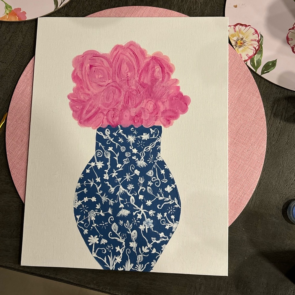 Peony Painting